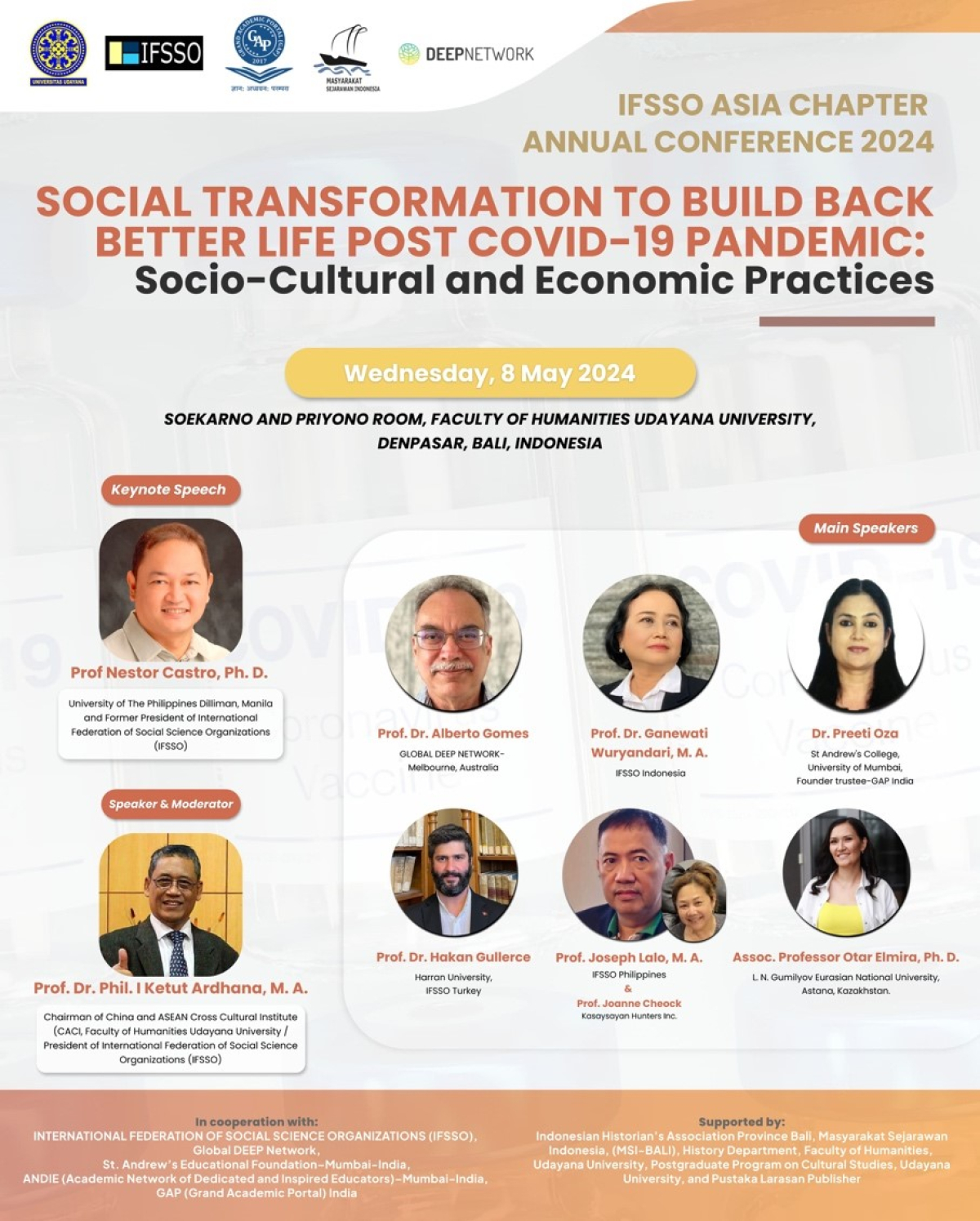 Conference of the Asian part of the IFSO organization (Social transformation for admission to a better life after the pandemi